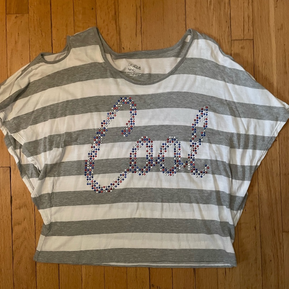Justice Crop Tee size juniors 20
